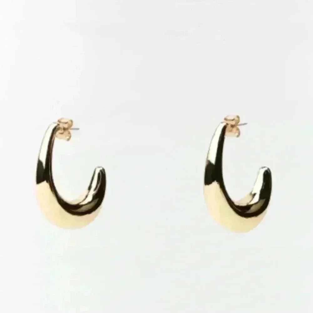 Zara women tear drop earrings